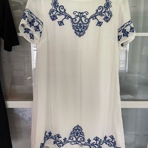 White Flowy dress